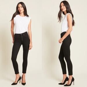 Veronica Beard Maera skinny Jans Onix Black Size 27 classic chic minimalist